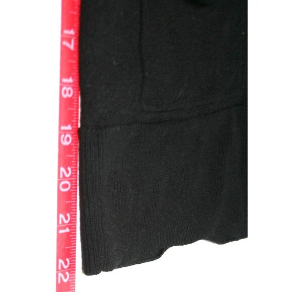 Banana Republic Womens L Merino Wool Cardigan Sweater Black 3/4 Sleeve Capsule - Picture 6 of 7